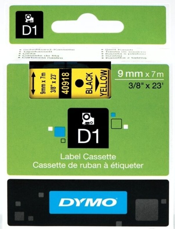 Лента DYMO для принтеров DYMO LM 160, 210D, 280, PnP, 420P, 500 TS; Rhino Pro 6000, 5200, 4200
